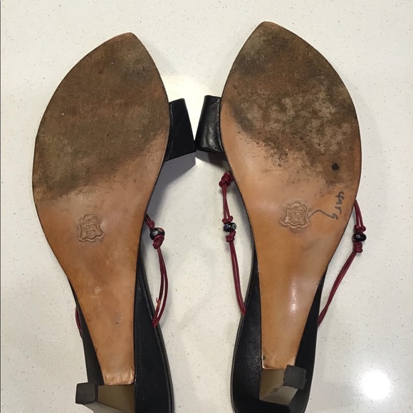 RARE VINTAGE Leather espace shoes Size 8 - Picture 6 of 7